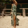 Ancient Peru Dress In Green