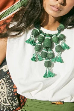 Jump For Joy Necklace In Green