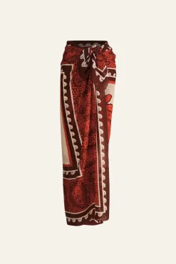 Kilimanjaro Pareo In Red