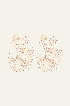 Leyendas Africanas Earrings In Ecru