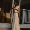 Light And Sound Skirt In Ecru