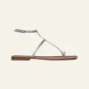 Maze Trek Sandals In Silver