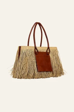 Palm'S Embrace Bag In Brown