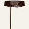 Rodeo Revelry Belt In Chocolate