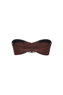Tangarana Bikini Top In Chocolate