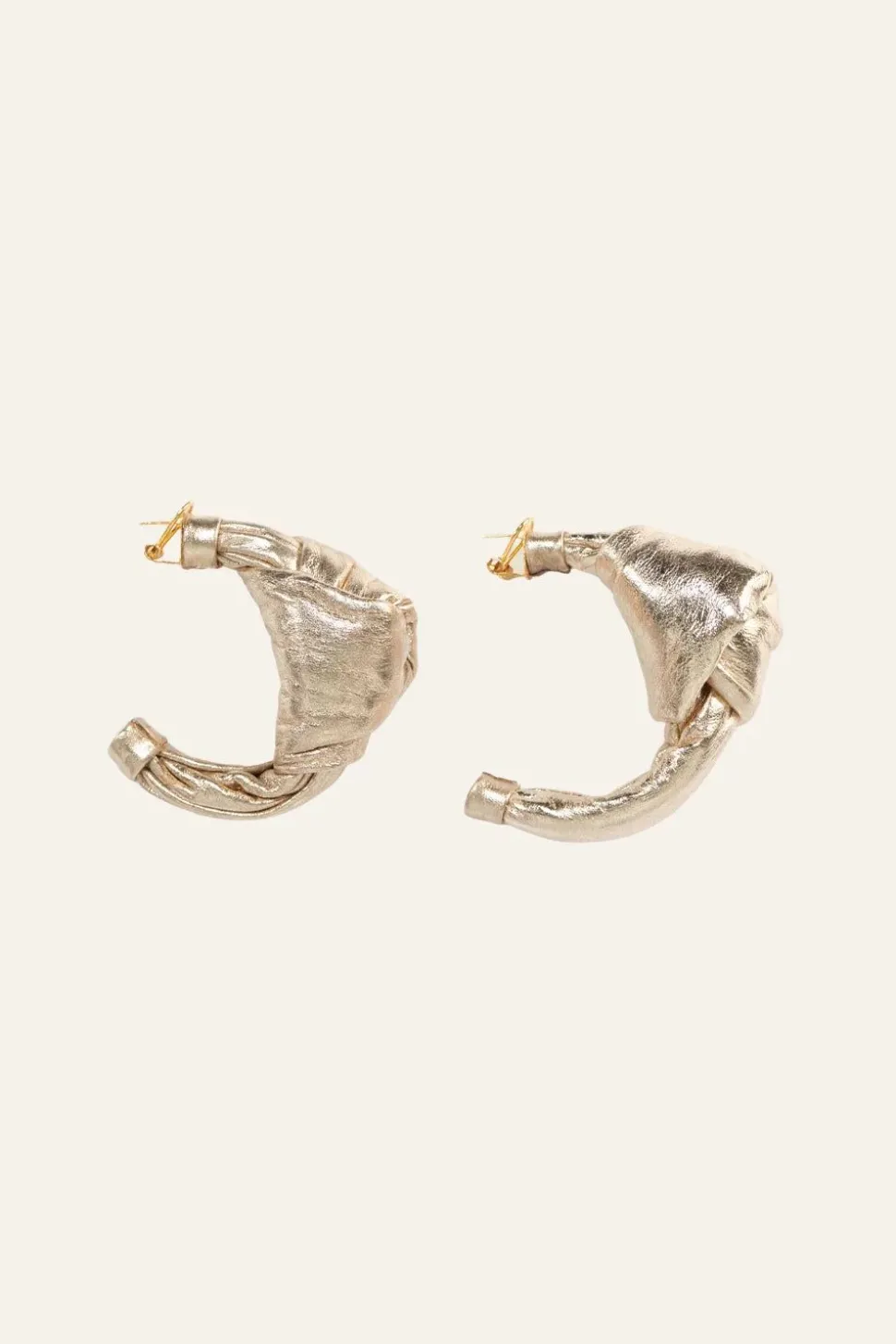 Town Date Hoops In Gold