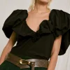 Vientos Salvajes Top In Black