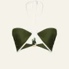 Yacumama Bikini Top In Military